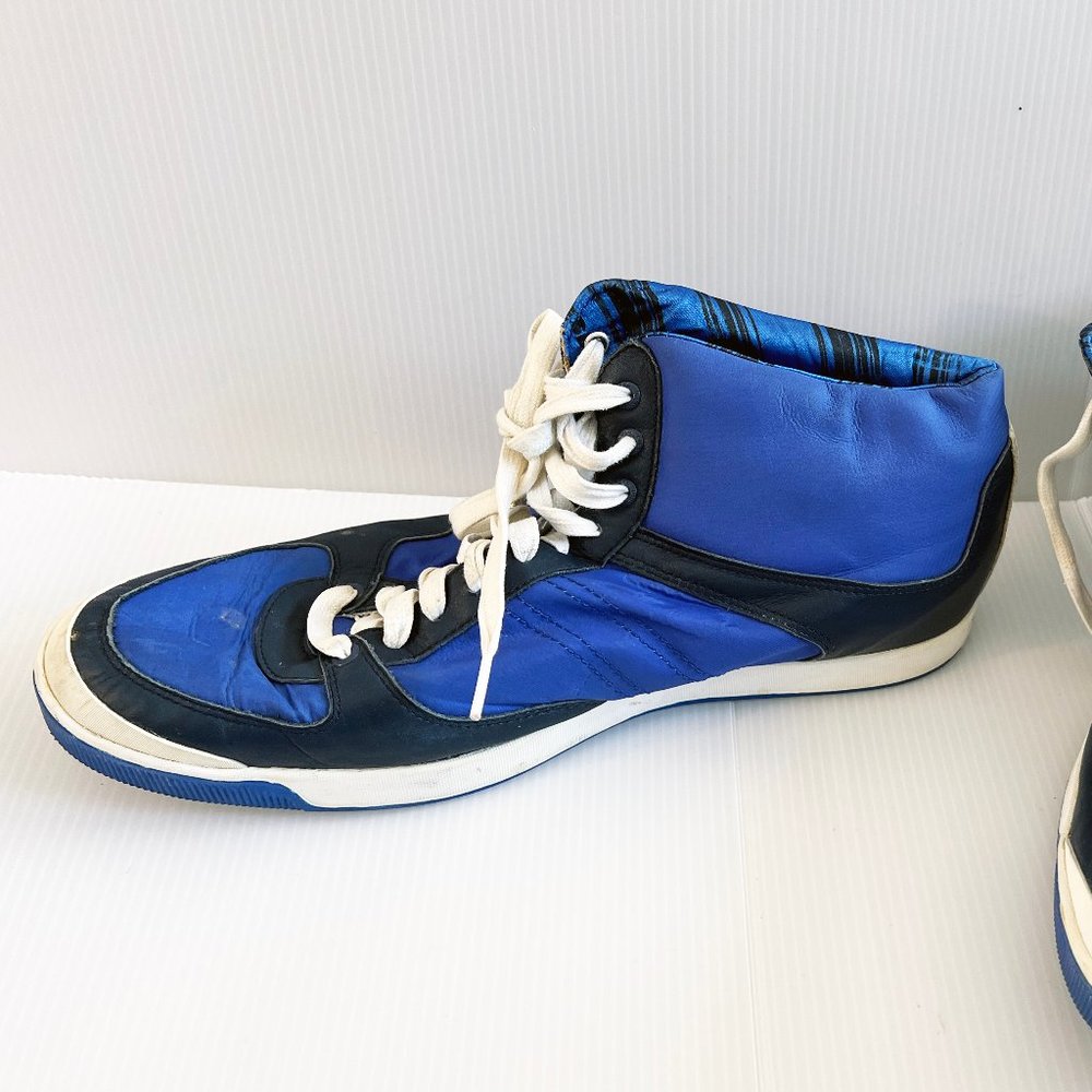 Diesel Liquid Space High Top Sneakers Blue Size 12